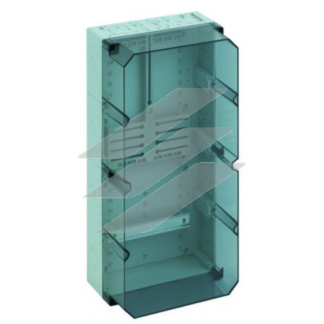 Щит під лічильник AKi-Z 400 (600х300х210мм), з прозорою кришкою, що стандартно пломбується, з встановленою хрестовиною для трифазних лічильників та гвинтами кріплення лічильника, IP65, полікарбонат, Spelsberg